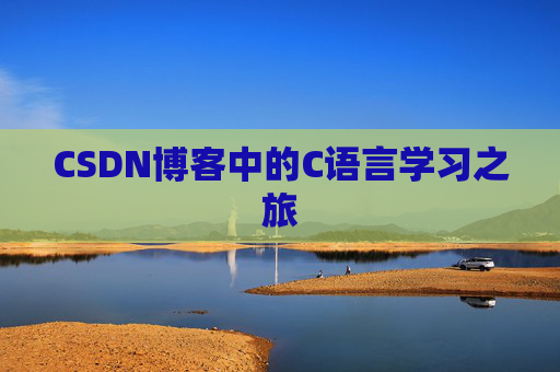 CSDN博客中的C语言学习之旅